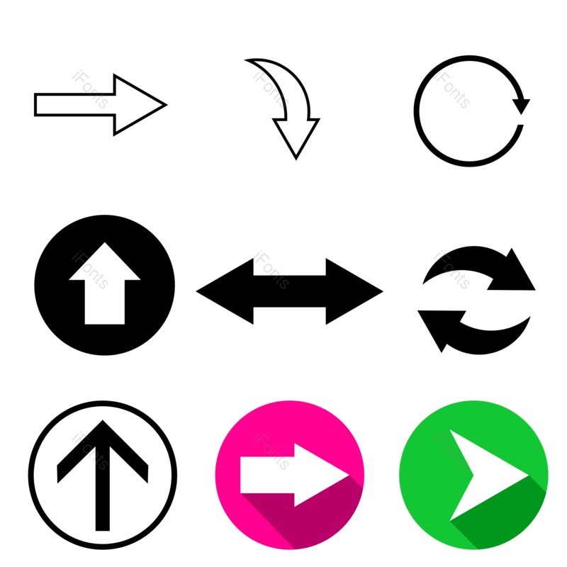 箭头图片,标志元素,指示PNG,免抠素材